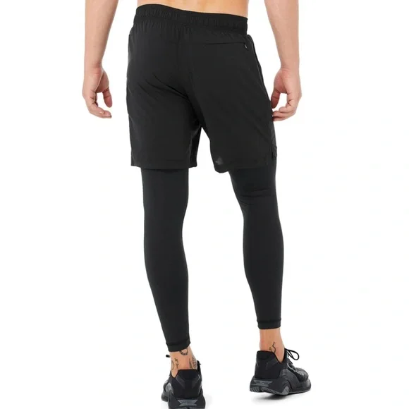 Alo yoga Stability 2-In-1 Pant black - Picture 9 of 10